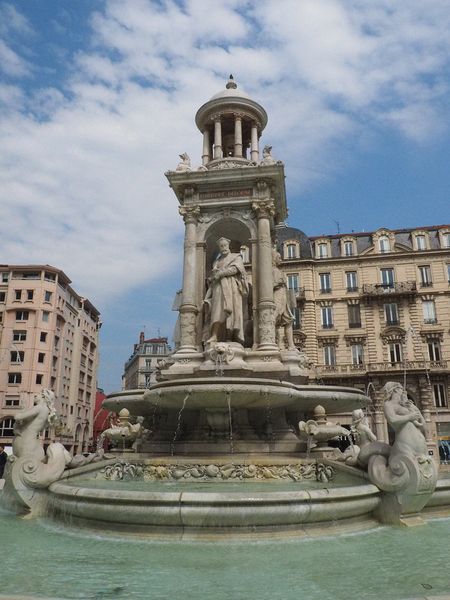 A fountain in the Place de Jacobins